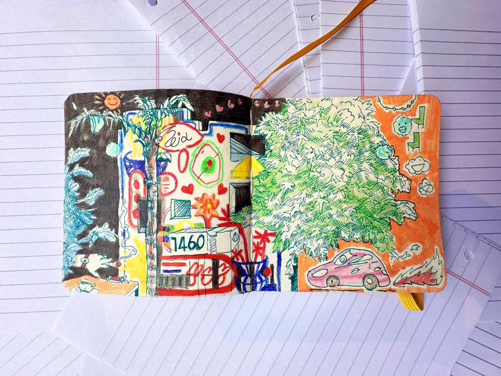 Sketchbook drawing A