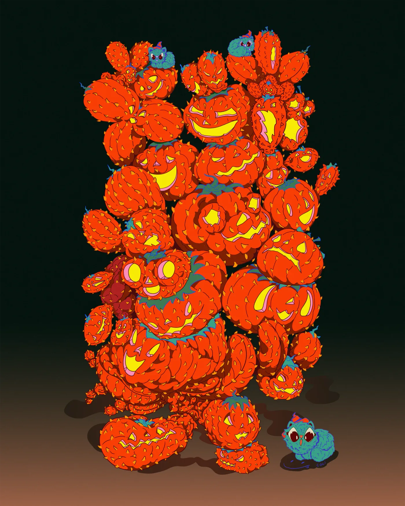 NFT artwork: cact a boo